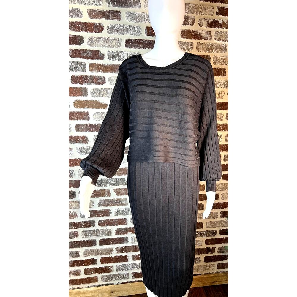 Current Air Ribbed Sweater Bodycon Midi Dress 1 FLAW Womens Size S